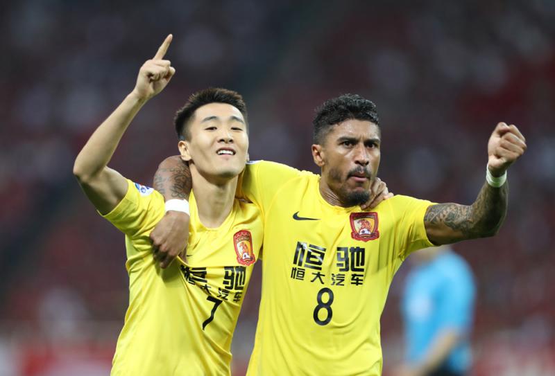 包含恒大主场赢球获得排名第二，突破劲旅的词条